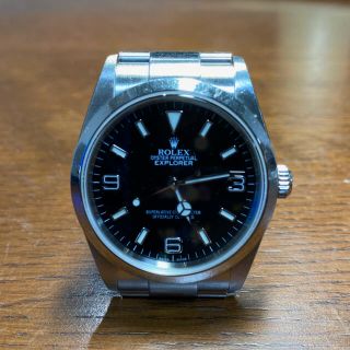 ロレックス(ROLEX)のロレックス エクスプローラー1 114270 F品番　保証書　王冠透かし有り (腕時計(アナログ))