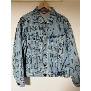 シュプリーム(Supreme)のsupreme Black Ark Denim Trucker Jacket(Gジャン/デニムジャケット)