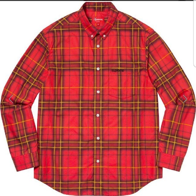 メンズ新品未使用タグ付き　Supreme Spray Tartan Shirt