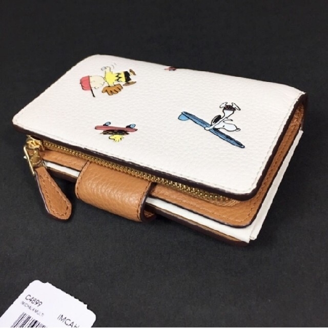 COACH X PEANUTS コーチ スヌーピーコラボ 二つ折り財布