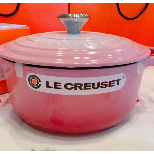 ★お求めやすく価格改定★ LE CREUSET ル・クルーゼ ココット ブーケピンク20サイズ - 鍋+フライパン - covid19.ins