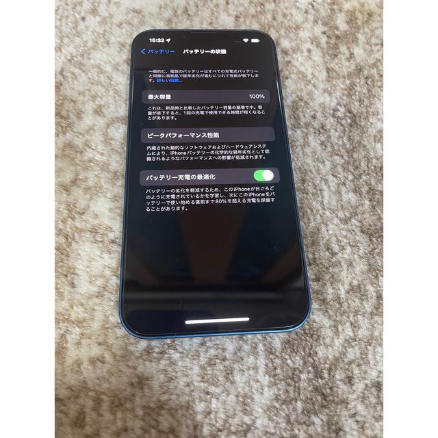 iphone13 128GB ブルー　simフリー