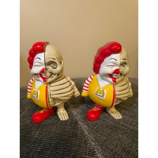 シークレットベース(SECRETBASE)のスーパサイズミー フィギュア マクドナルド人形　2点セット(キャラクターグッズ)