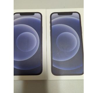 アイフォーン(iPhone)のiPhone12 64GB ブラック 新品　2台(スマートフォン本体)