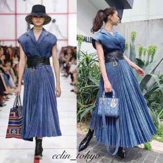 幻の一着!DIOR 新木優子さん愛用 デニム ロングスカート E2241