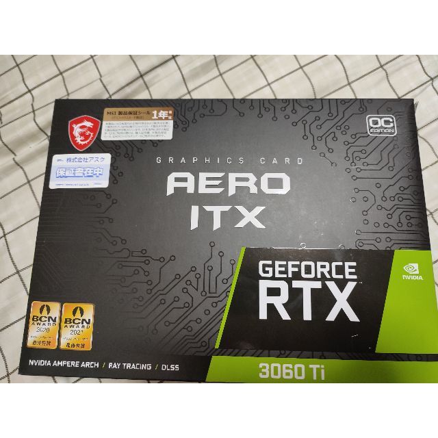 MSI GeForce RTX 3060 Ti AERO ITX 8G OC L