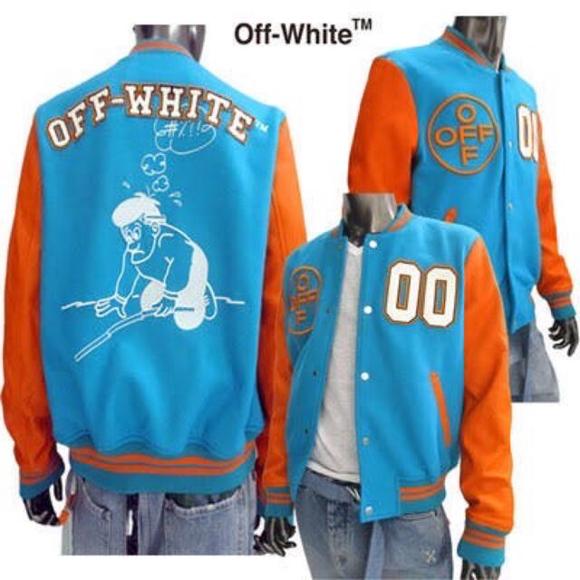 OFF-WHITE(オフホワイト)のOff-White スタジアムジャケット メンズのジャケット/アウター(スタジャン)の商品写真