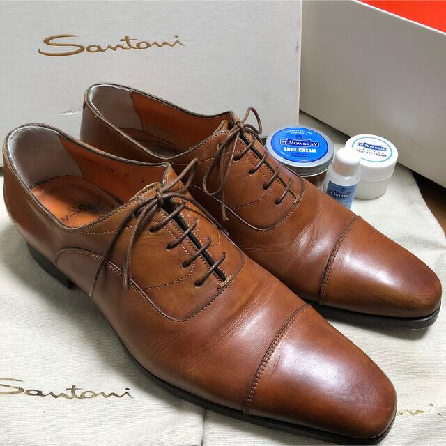 【新品】Santoni サントーニ  ストレートチップ