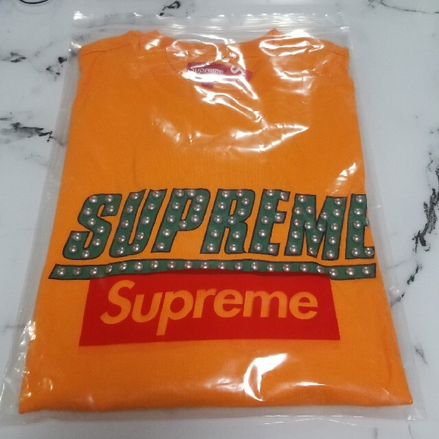 新品未使用タグ付き Supreme Studded L/S Top Tee