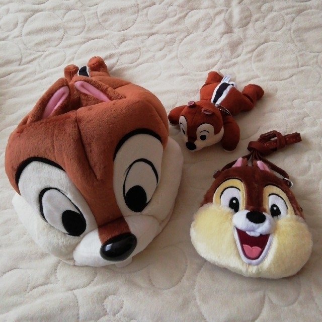 Disney Tdr チップ デール チップファンキャップ ぬいぐるみ肩のせ パスケースセットの通販 By ひまママ S Shop ディズニー ならラクマ
