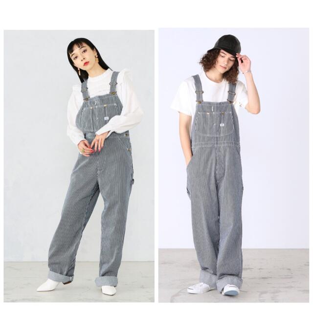 新品未使用>Lee ヒッコリーストライプ サロペット オーバーオール S