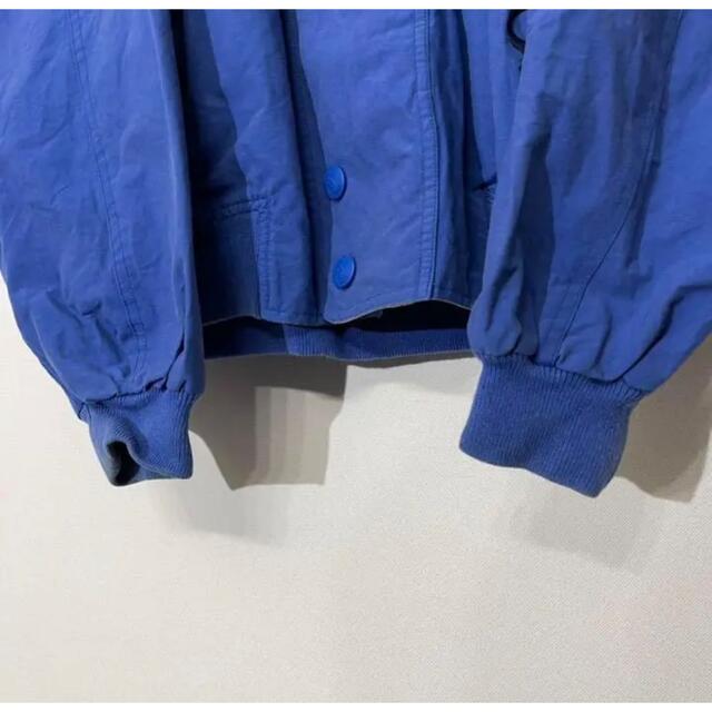 NAUTICA(ノーティカ)のNAUTICA ノーティカ 刺繍 セーリングジャケット ブルー 古着 XL メンズのジャケット/アウター(ナイロンジャケット)の商品写真