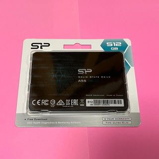 SiliconPower シリコンパワーSSD 512GB 新品未使用(PCパーツ)