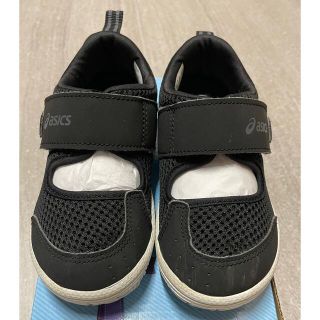 アシックス(asics)のasics スクスク　16㎝　黒(スニーカー)