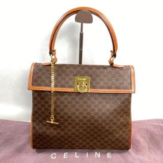 ✨極美品✨CELINE ケリー ガンチーニ ハンドバッグ  マカダム トリオンフ