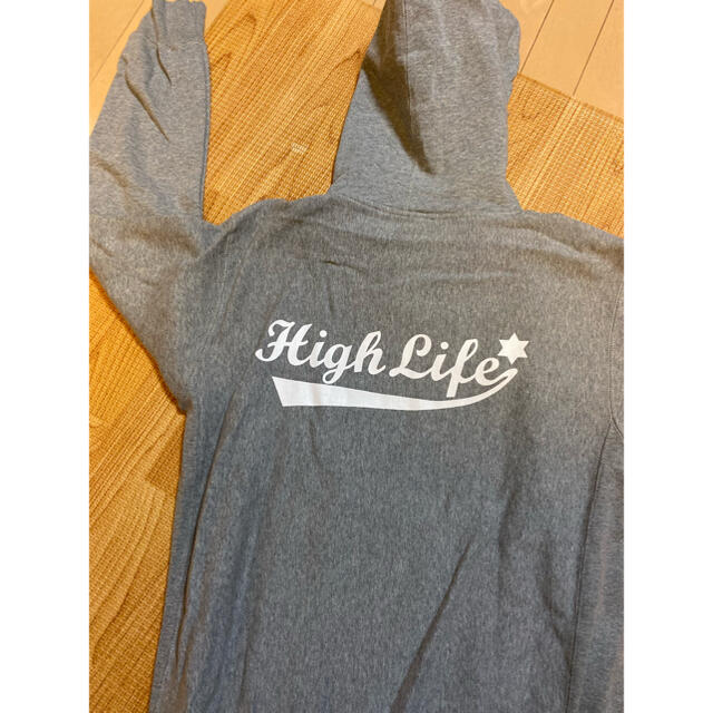 ハイライフ　high life プリントパーカー　未使用タグ無し