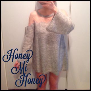 ハニーミーハニー(Honey mi Honey)のHoneyMiHoney♡ニットワンピ(ミニワンピース)