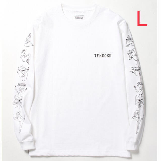 WACKO MARIA(ワコマリア)のワコマリア NUDE GIRL L/S TEE L WHITE メンズのトップス(Tシャツ/カットソー(七分/長袖))の商品写真