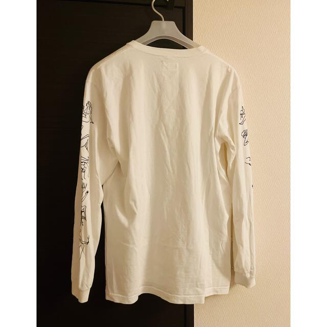 WACKO MARIA(ワコマリア)のワコマリア NUDE GIRL L/S TEE L WHITE メンズのトップス(Tシャツ/カットソー(七分/長袖))の商品写真