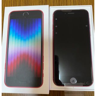 アイフォーン(iPhone)のiPhoneSE 第3世代 64GB レッド(スマートフォン本体)