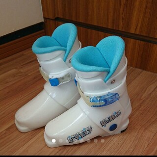 スキー靴 21-22㎝ 水色×白(ブーツ)
