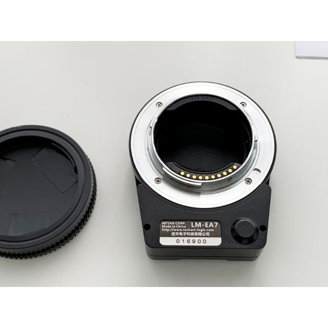 TECHART LM-EA7 ① Ｍマウントレンズ - αEマウントアダプター スマホ/家電/カメラのカメラ(レンズ(単焦点))の商品写真