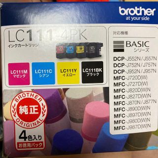 ブラザー(brother)のbrother インクカートリッジ LC111-4PK 4色(その他)