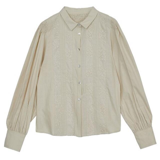 AMERI LACE DOCKING GATHER BLOUSE ブラウス 2