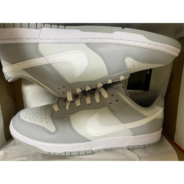 【新品未使用】nike dunk low "grey"  グレー28.0cm