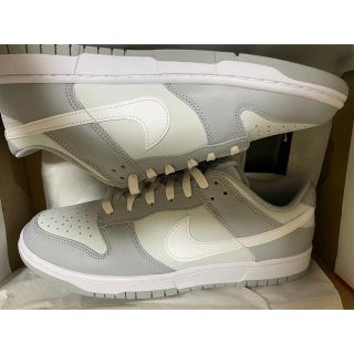 ナイキ(NIKE)の【新品未使用】nike dunk low "grey"  グレー28.0cm (スニーカー)