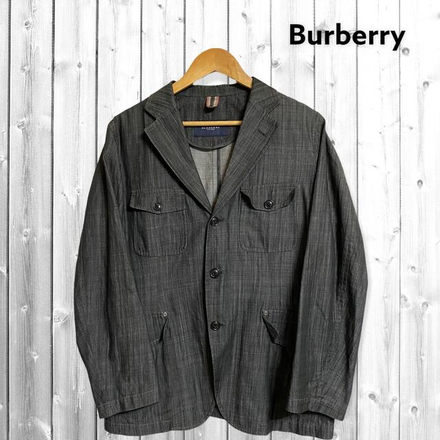 BURBERRY(バーバリー)のBURBERRY LONDON デニム　ジャケット　カバーオール　ノバチェック メンズのトップス(シャツ)の商品写真