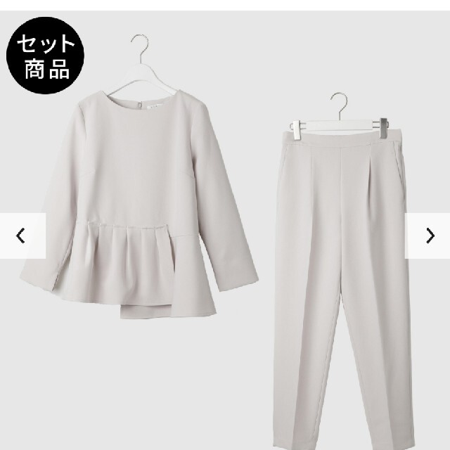 PLST - プラステ ティアードブラウスパンツセットアップの通販 by