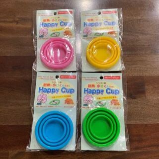 [未使用品]シリコンコップ　4個セット(グラス/カップ)