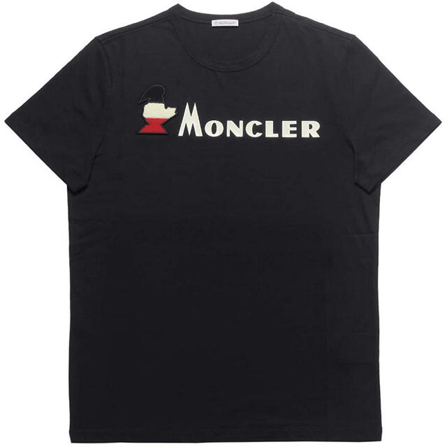 MONCLER(モンクレール)の★希少★ MONCLER Tシャツ Ｍ　ブラック モンクレール モンダック 完売 メンズのトップス(Tシャツ/カットソー(半袖/袖なし))の商品写真