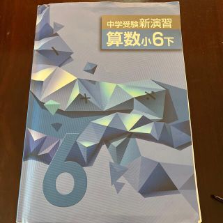 中学受験新演習　算数小6下(語学/参考書)