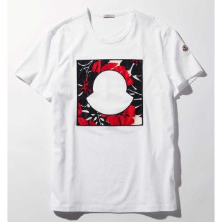 モンクレール(MONCLER)の★希少★ MONCLER Tシャツ Ｍ　ホワイト モンクレール ワッペン 完売(Tシャツ/カットソー(半袖/袖なし))