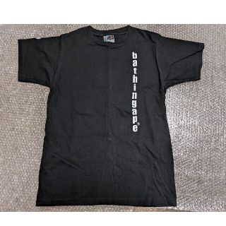 アベイシングエイプ(A BATHING APE)のベイシングエイプ旧タグロゴ tシャツバックプリント黒サイズL(Tシャツ/カットソー(半袖/袖なし))