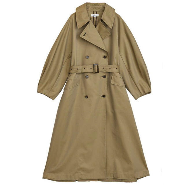 TURKEY ORGANIC FLARE TRENCH COAT