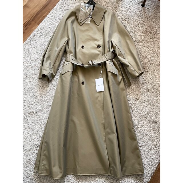 Ameri VINTAGE(アメリヴィンテージ)のTURKEY ORGANIC FLARE TRENCH COAT レディースのジャケット/アウター(トレンチコート)の商品写真