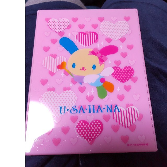 希少レア ウサハナ 折りたたみミラー 卓上ミラー 2005 サンリオ 平成レトロ サンリオ - ウサハナ 卓上ミラーの通販 by 桜桃工房|サンリオ