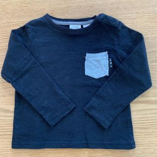 ザラキッズ(ZARA KIDS)のZara Baby ロンT カットソー 90 男の子 ブラック(Tシャツ/カットソー)