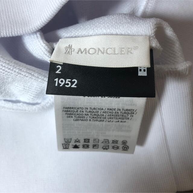 Mサイズ 2 MONCLER 1952 ロゴスウェットシャツ モンクレール
