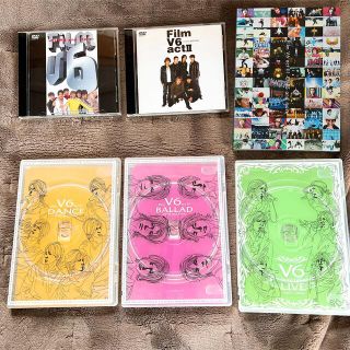 ブイシックス(V6)のV6 MV DVD5作・ライブ映像集セット(ミュージック)