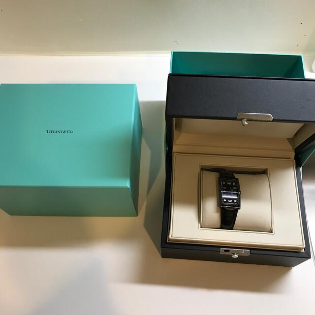 ティファニーTiffany37447129 イーストウェスト 腕時計美品メンズ