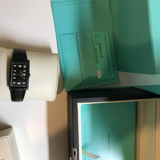 ティファニーTiffany37447129 イーストウェスト 腕時計美品メンズ