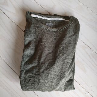 ムジルシリョウヒン(MUJI (無印良品))の専用　無印　長袖Tシャツ　カーキ色(Tシャツ(長袖/七分))