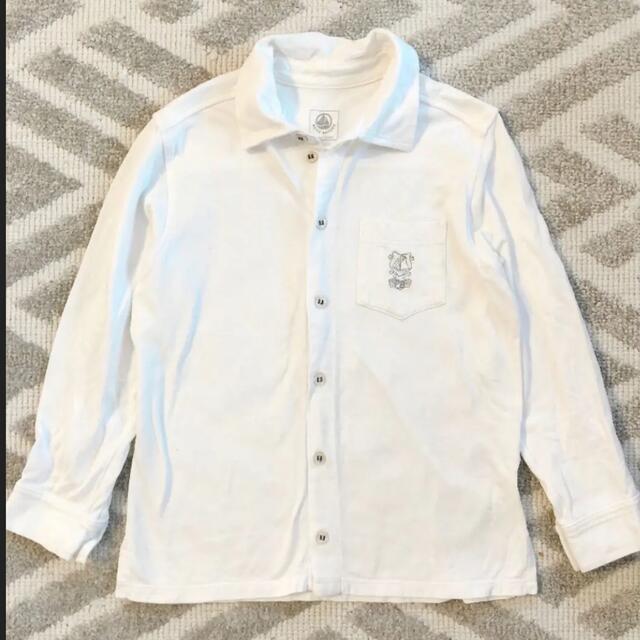 PETIT BATEAU(プチバトー)のプチバトーコットンシャツ キッズ/ベビー/マタニティのキッズ服男の子用(90cm~)(ブラウス)の商品写真