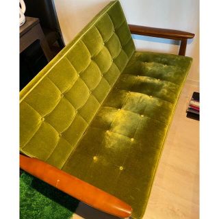 カリモク家具 - カリモク60 Kチェア モケットグリーンの通販 by モリ