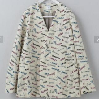 ロク(6 (ROKU))の6 roku beauty&youth NAME PRINT JACKET(ノーカラージャケット)