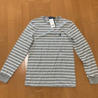 ポロラルフローレン(POLO RALPH LAUREN)のラルフローレン　長袖ボーダーTシャツ　XS(Tシャツ/カットソー(七分/長袖))